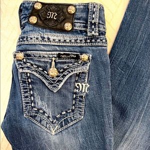 Miss Me Stitch Bootcut Jeans SIZE 26